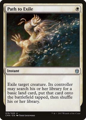 Path to Exile card from Commander Anthology