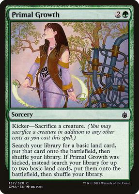 Primal Growth card from Commander Anthology