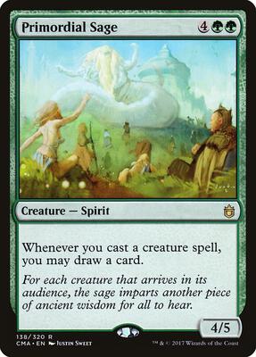 Primordial Sage card from Commander Anthology