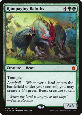 Rampaging Baloths card from Commander Anthology