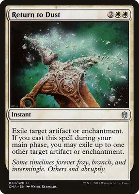 Return to Dust card from Commander Anthology