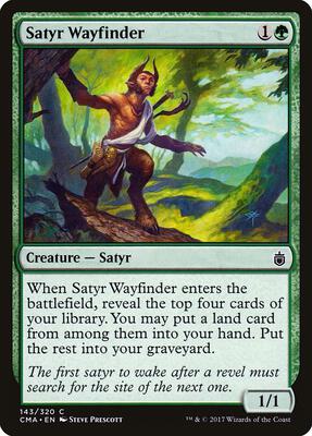 Satyr Wayfinder card from Commander Anthology