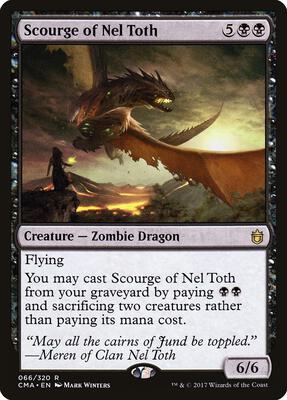 Scourge of Nel Toth card from Commander Anthology