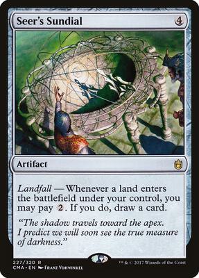 Seer's Sundial card from Commander Anthology