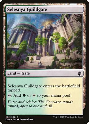 Selesnya Guildgate card from Commander Anthology