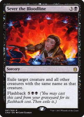 Sever the Bloodline card from Commander Anthology
