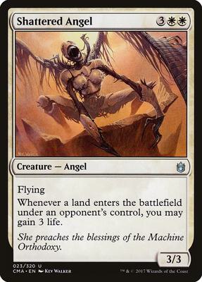 Shattered Angel card from Commander Anthology
