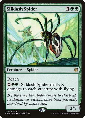 Silklash Spider card from Commander Anthology