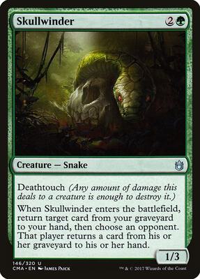 Skullwinder card from Commander Anthology