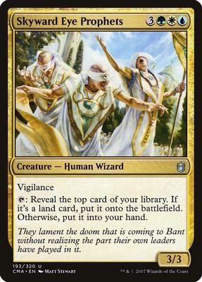 Skyward Eye Prophets card from Commander Anthology
