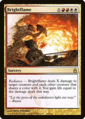 Brightflame card from Ravnica: City of Guilds