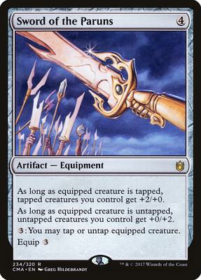 Sword of the Paruns card from Commander Anthology