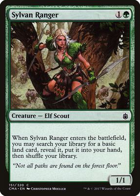 Sylvan Ranger card from Commander Anthology