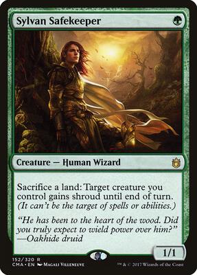 Sylvan Safekeeper card from Commander Anthology