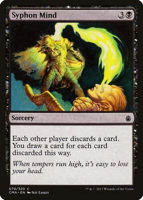 Syphon Mind card from Commander Anthology