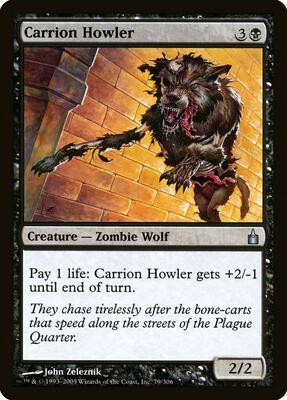 Carrion Howler card from Ravnica: City of Guilds