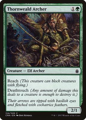 Thornweald Archer card from Commander Anthology