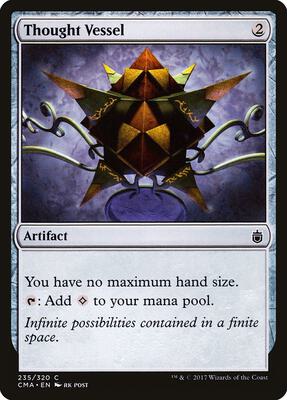 Thought Vessel card from Commander Anthology
