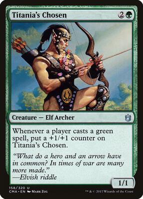 Titania's Chosen card from Commander Anthology