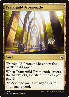 Transguild Promenade card from Commander Anthology