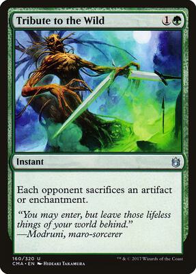 Tribute to the Wild card from Commander Anthology