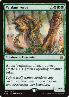 Verdant Force card from Commander Anthology