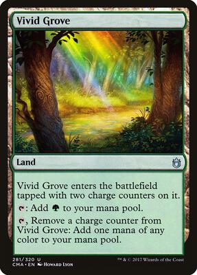 Vivid Grove card from Commander Anthology