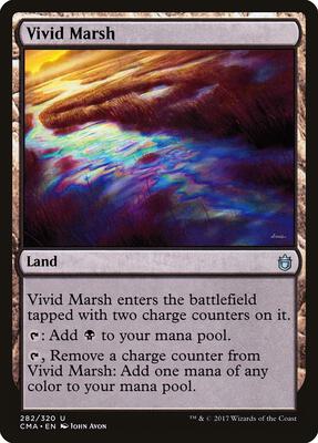 Vivid Marsh card from Commander Anthology