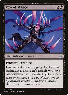 Vow of Malice card from Commander Anthology
