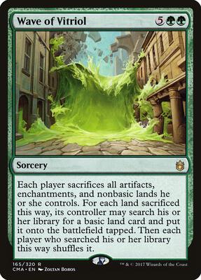 Wave of Vitriol card from Commander Anthology
