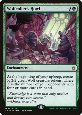 Wolfcaller's Howl card from Commander Anthology