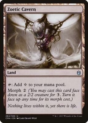 Zoetic Cavern card from Commander Anthology