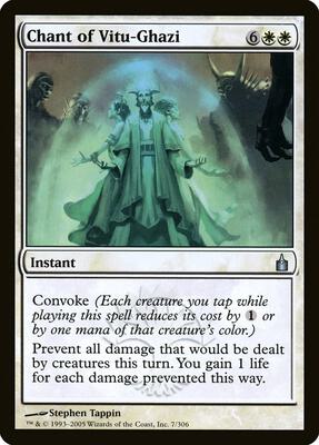 Chant of Vitu-Ghazi card from Ravnica: City of Guilds