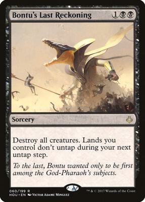 Bontu's Last Reckoning card from Hour of Devastation