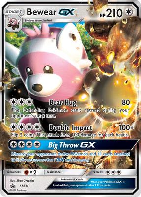 Bewear GX - SM34 card from SM Promos