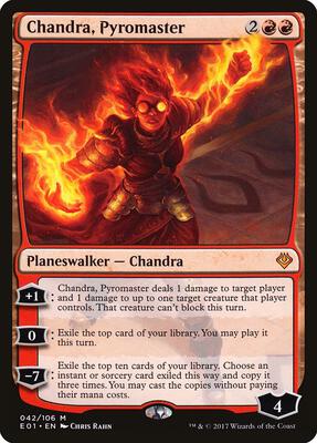 Chandra, Pyromaster card from Archenemy: Nicol Bolas