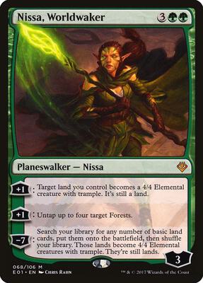 Nissa, Worldwaker card from Archenemy: Nicol Bolas