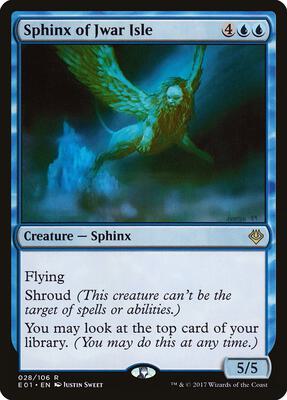 Sphinx of Jwar Isle card from Archenemy: Nicol Bolas