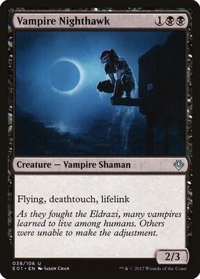 Vampire Nighthawk card from Archenemy: Nicol Bolas