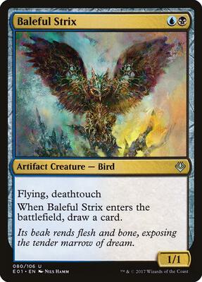 Baleful Strix card from Archenemy: Nicol Bolas