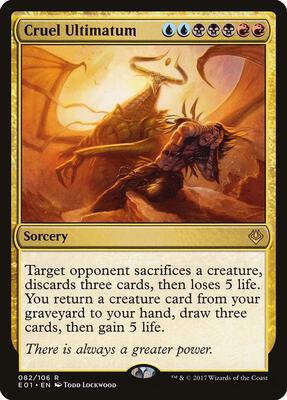 Cruel Ultimatum card from Archenemy: Nicol Bolas