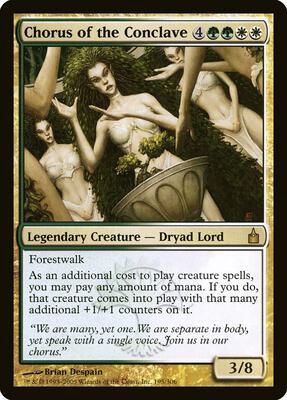 Chorus of the Conclave card from Ravnica: City of Guilds