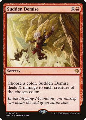 Sudden Demise card from Archenemy: Nicol Bolas