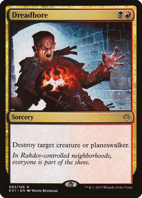 Dreadbore card from Archenemy: Nicol Bolas