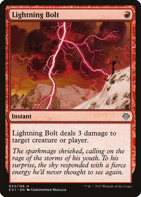 Lightning Bolt card from Archenemy: Nicol Bolas