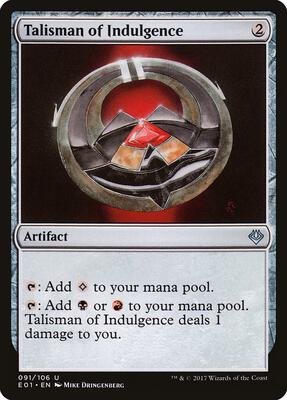 Talisman of Indulgence card from Archenemy: Nicol Bolas