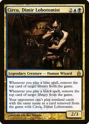 Circu, Dimir Lobotomist card from Ravnica: City of Guilds