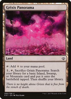 Grixis Panorama card from Archenemy: Nicol Bolas