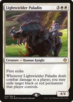 Lightwielder Paladin card from Archenemy: Nicol Bolas