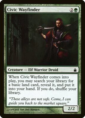 Civic Wayfinder card from Ravnica: City of Guilds